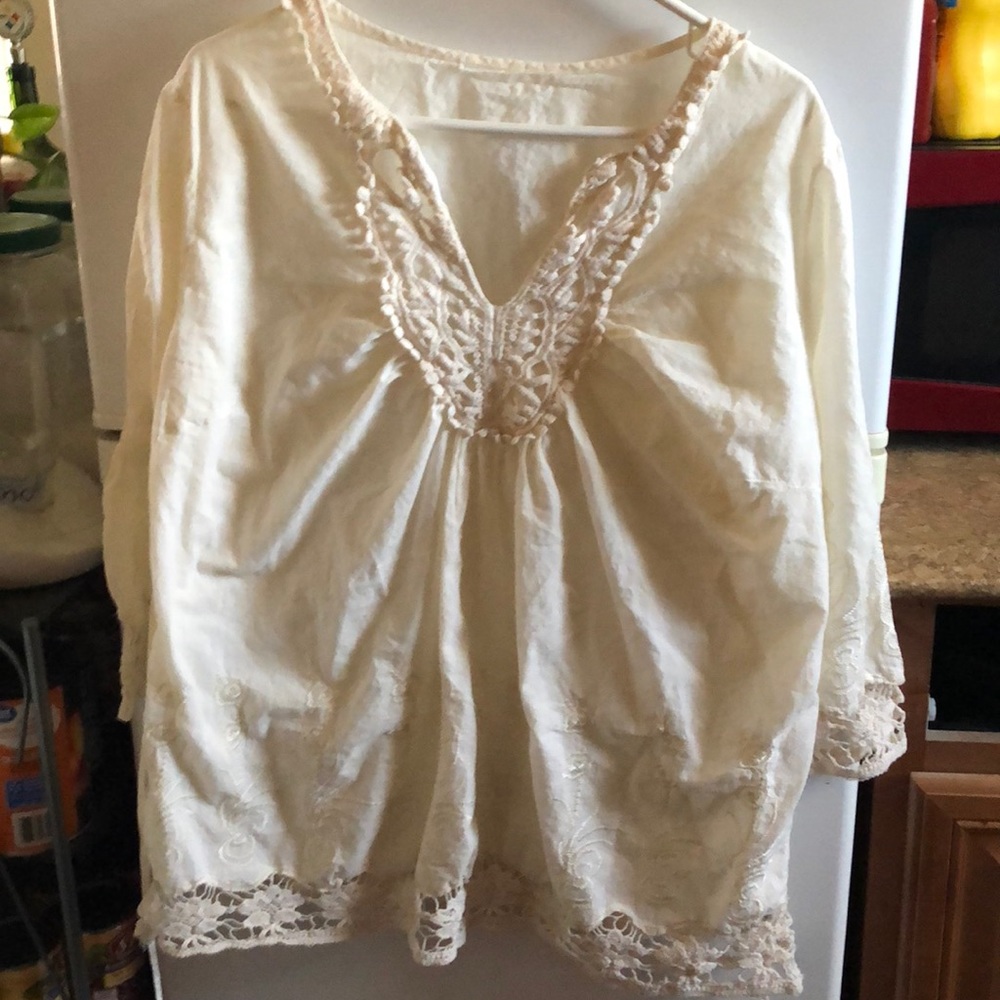 Pull over peasant top